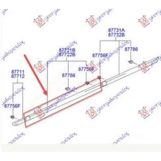 Bandou Usa HYUNDAI MATRIX 2001-> Bandou usa fata dreapta Perioada 2001 2002 2003 2004 2005 2006 2007 2008 2009 2010