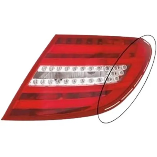 Lampa stop spate dreapta MERCEDES C-CLASS W204 2007->2014 perioada 2011 2012 2013 2014 , cu LED, semnal alb,
