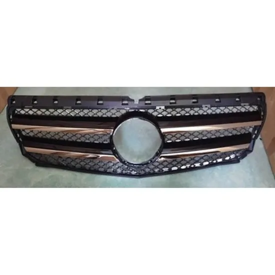 Grila Radiator MERCEDES B-CLASS W246 2011->2018 Grila radiator neagra cu bandouri negru/cromat Perioada 2014 2015 2016 2017 2018 2019