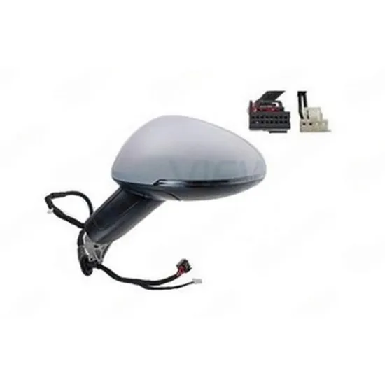 Oglinda PORSCHE MACAN 2014-> Oglinda exterioara (complet) electrica cu incalzire pentru vopsit cu rabatare electrica si memorie (cu semnal ) si Heliomata STANGA Perioada 2014 2015 2016 2017 2018 2019