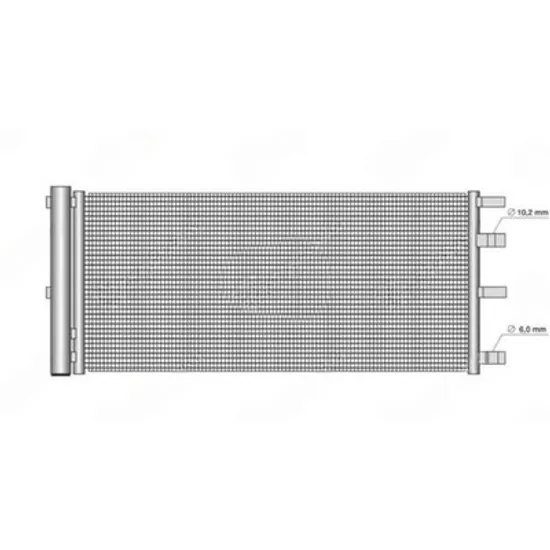 Radiator Aer Conditionat FORD TRANSIT 2013-> Radiator condensator aer conditionat 2.0 TDCI diesel 2016- (750x352) RWD-4WD Perioada 2013 2014 2015 2016 2017 2018