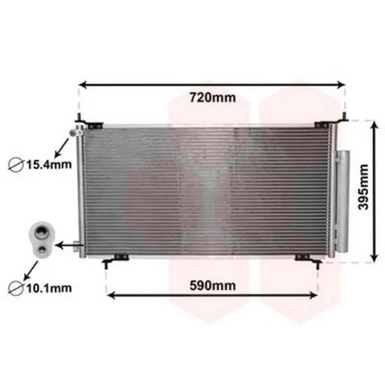 Radiator Aer Conditionat HONDA CR-V 2 2001->2007 Radiator aer conditionat (67,5x34,5x1,6) 2.0 I 16V Perioada 2001 2002 2003 2004 2005 2006