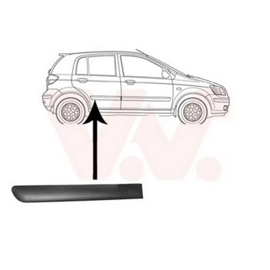 Bandou Usa HYUNDAI GETZ 2001->2010 Bandou usa spate dreapta (10.05-) Perioada 2006 2007 2008 2009 2010