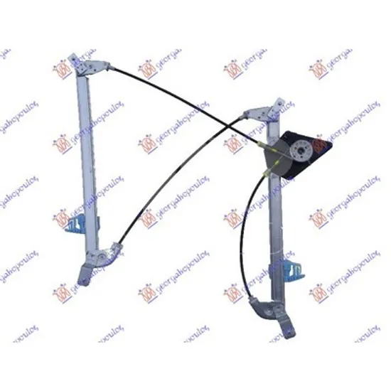 Macara Usa AUDI Q3 8UB, 8UG 2011->2018 Macara usa fata ELECT (fara motor) dreapta, Perioada 2011 2012 2013 2014 2015 2016 2017 2018