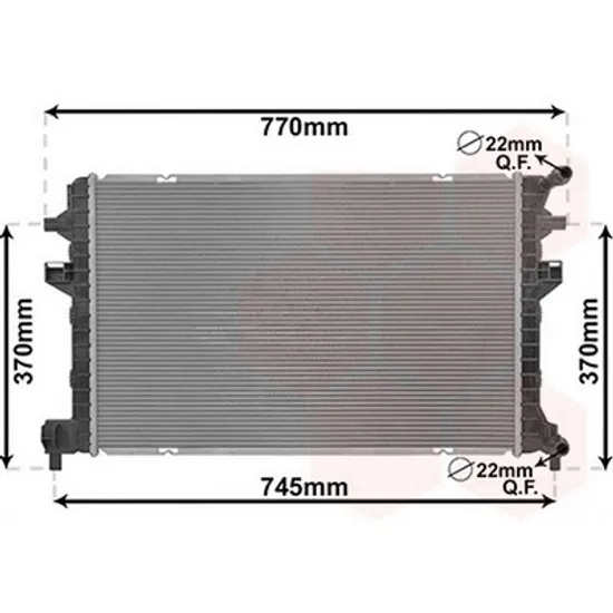 Radiator Motor AUDI Q2 2016-> Radiator aditional benzina/diesel (62x41x16) Perioada 2016 2017 2018 2019 2020 2021 2022