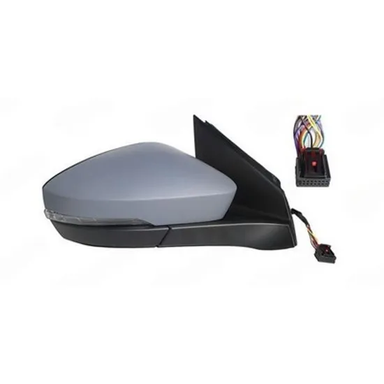 Oglinda VW T-CROSS 2018-> Oglinda exterioara electrica cu incalzire cu rabatare electrica pentru vopsit (cu memorie) (cu semnal) (14 PIN) DREAPTA Perioada 2019 2020 2021 2022 2023
