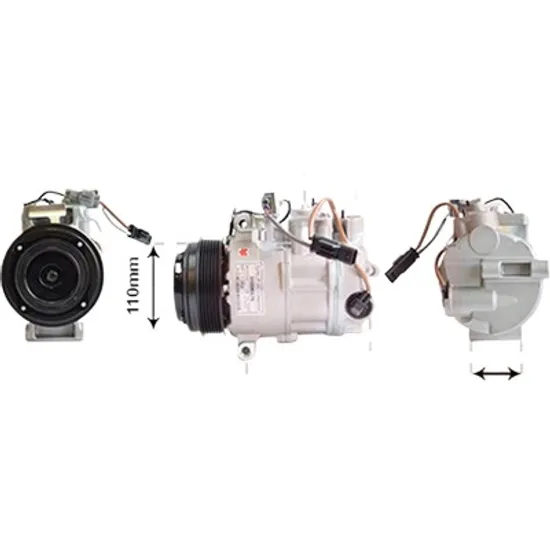 Compresor aer conditionat MERCEDES GL-CLASS X166 2012->2015 pentru GL 350 CDI / BlueTec 4-matic , perioada 2012 2013 2014 2015
