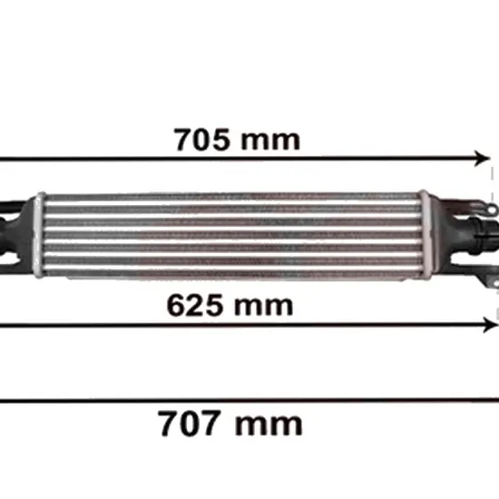 Intercooler OPEL CORSA D 2006->2014 pentru 1.3 CDTI , perioada 2006 2007 2008 2009 2010 2011 2012 2013 2014