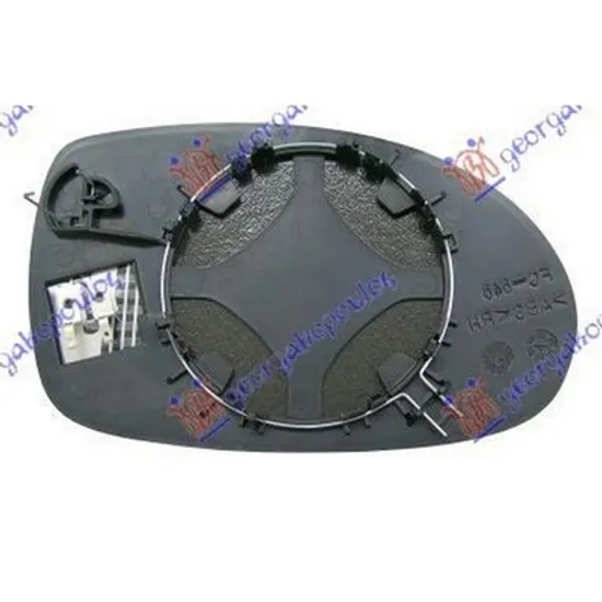 Sticla Oglinda CITROEN C5 2 2004-> Geam oglinda ext stanga cu incalzire Perioada 2004 2005 2006 2007 2008