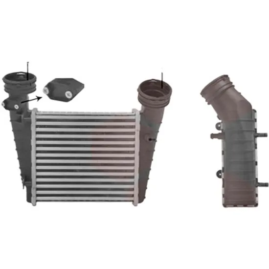 Intercooler VW PASSAT B5 2000->2005 pentru 1.8 T, perioada 2001 2002 2003 2004 2005