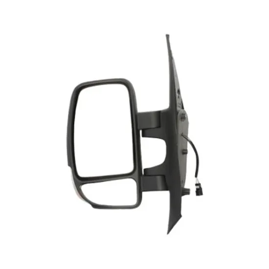 Oglinda exterioara stanga OPEL MOVANO B 2010->2020 perioada 2010 2011 2012 2013 2014 2015 portocaliu, cu bec W16W,