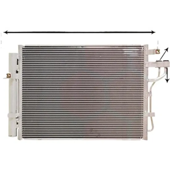 Radiator aer conditionat SUBARU IMPREZA 2007->2015 pentru 2.5 WRX / WRX STI AWD, 2.5 WRX STI AWD, perioada 2011 2012 2013 2014 2015 2016