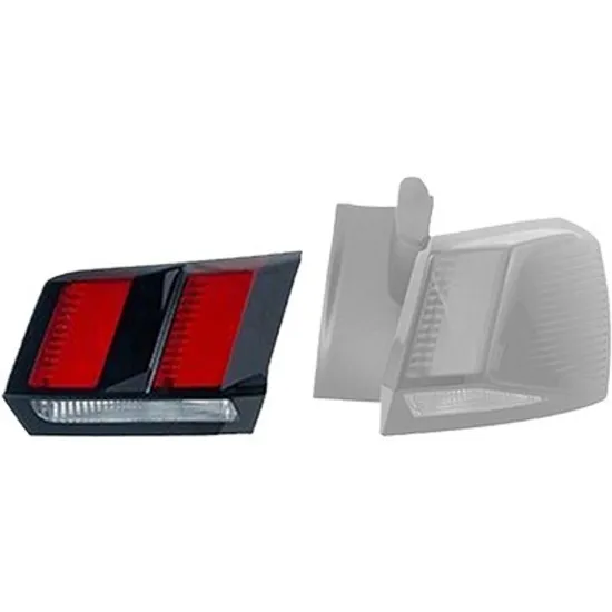 Lampa stop spate dreapta PEUGEOT 3008 2016-> perioada 2016 2017 2018 2019 2020 2021 , rosu/negru, cu lumini de mers inapoi, interior, cu bec LED