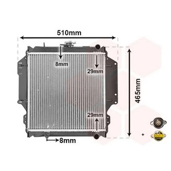 Radiator Motor SUZUKI SAMURAI SJ 1984->2004 Radiator apa 1,3 36x39 Perioada 1984 1985 1986 1987 1988 1989 1990 1991 1992 1993 1994 1995 1996 1997 1998 1999 2000 2001 2002 2003 2004