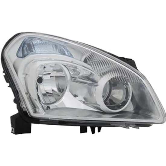 Far dreapta NISSAN QASHQAI 1 2007->2014 perioada 2007 2008 2009 2010 2011 2012 2013 pana la an de fabricatie 04/2010, cu motor reglaj, fara unitate de control Xenon, cu xenon, cu reglaj distanta iluminare automat, cu bec D2R tub descarcare gaze, cu bec H7,