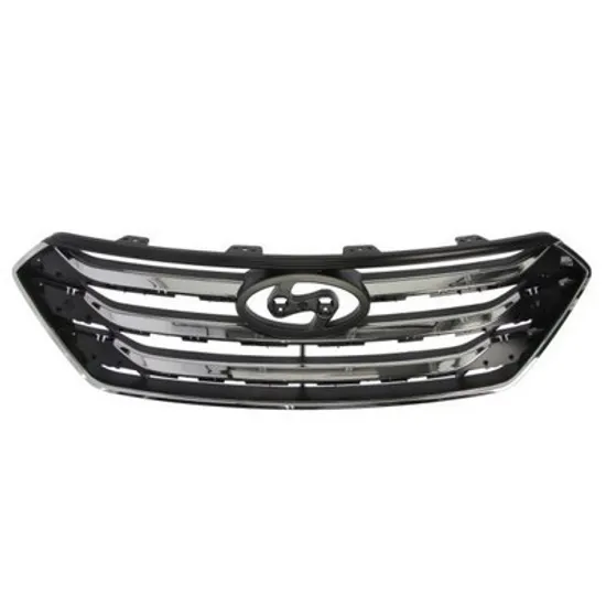Grila radiator HYUNDAI SANTA FE 3 2012->2018 Grila fata cromat/negru Perioada 2012 2013 2014 2015 2016 2017 2018