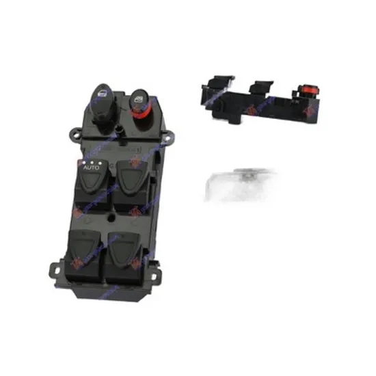 Buton Geamuri HONDA CIVIC 8 2005-> Panou buton comanda geamuri fata (Quadruple)(22pin) ->2009 pentru sedan stanga Perioada 2005 2006 2007 2008 2009