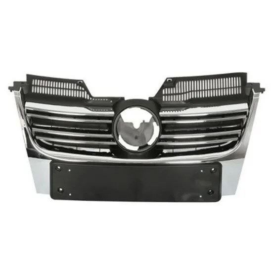 Grila Radiator VW GOLF 6 Variant 2009->2014 Grila radiator completa cu ornament cromat bandou Perioada 2007 2008 2009 2010 2011 2012 2013 2014