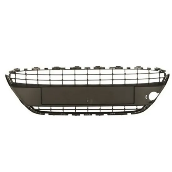 Grila Bara FORD FIESTA 5 JH 2008->2017 Grila in bara fata centrala pt ornament cromat, tip Ghia Perioada 2008 2009 2010 2011 2012 2013