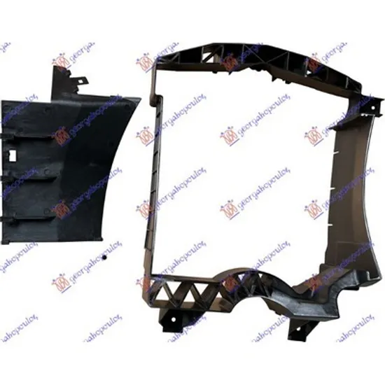 Admisie aer LAND ROVER DISCOVERY 5 2016-> Suport conducta admisie aer radiator plastic DREAPTA Perioada 2016 2017 2018 2019 2020 2021