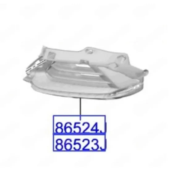 Grila Bara KIA SPORTAGE 5 2021-> Grila Bara fata lateral (cu gauri proiector) (O) DREAPTA Perioada 2022 2023 2024 2025