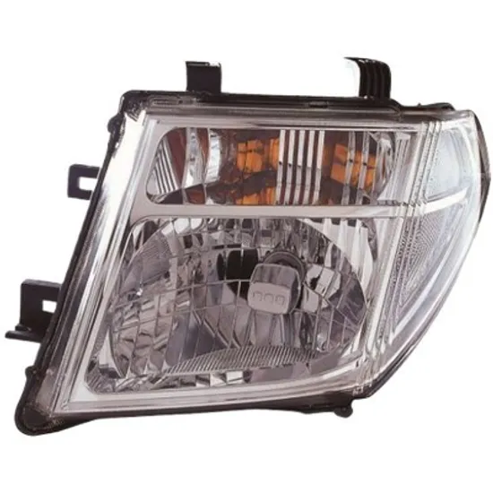 Far stanga NISSAN PATHFINDER 3 2005->2014 perioada 2005 2006 2007 2008 2009 2010 pana la an de fabricatie 01/2010, fara motor reglaj, cu reglaj electric, cu bec H4