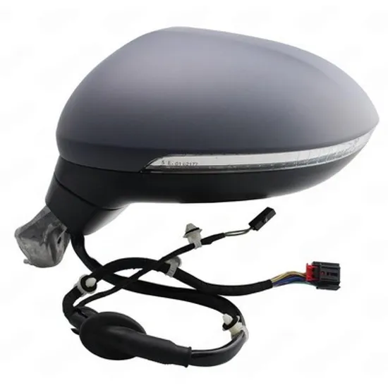 Oglinda VW PASSAT B8 2014-> Oglinda exterioara electrica cu incalzire pentru vopsit (cu semnal si lampa podea si senzor banda) STANGA Perioada 2019 2020 2021 2022 2023 2024