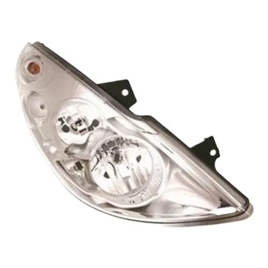 Far dreapta OPEL MOVANO B 2010->2020 perioada 2010 2011 2012 2013 2014 2015 pana la an de fabricatie 2019, fara motor reglaj, semnal galben, cu reglaj electric, cu bec H1/H7