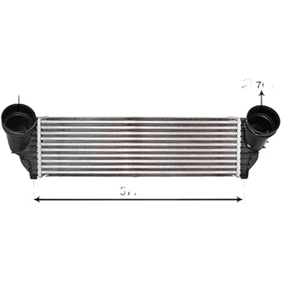Intercooler BMW X5 F15 2013->2018 pentru xDrive 28 i, perioada 2015 2016 2017 2018
