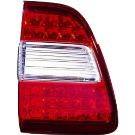 Lampa stop spate stanga TOYOTA LAND CRUISER J1 1998->2008 perioada 1998 1999 2000 2001 2002 2003 2004 2005 2006 2007 , rosu, semnal alb, interior, cu bec LED