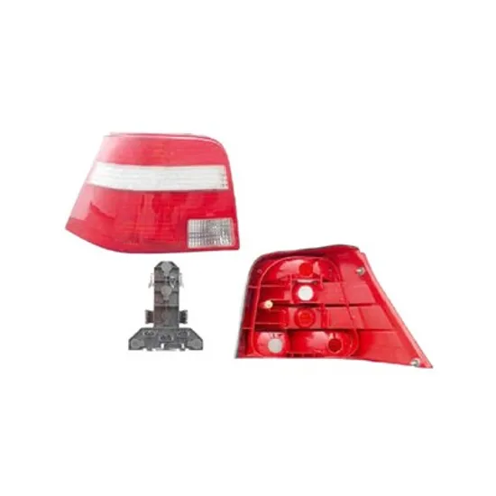 Stop Spate VW GOLF 4 1997->2005 Lampa spate dreapta, rosu/alb fara soclu pt hatchback Perioada 1997 1998 1999 2000 2001 2002 2003 2004 2005