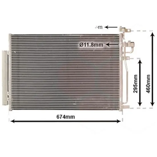 Radiator aer conditionat SKODA KODIAQ 2016-> 2.0 TDI 4x4 140KW 190CP , pentru motor DFHA perioada 2016 2017,2018,2019,2020 2021