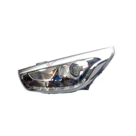 Faruri HYUNDAI ix35 / TUCSON 2009-> Far reglaj electric cu daylight LED (E) (DEPO) stanga Perioada 2010 2011 2012 2013 2014 2015 2016