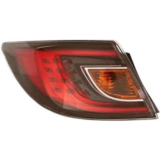 Lampa stop spate stanga MAZDA 6 GG 2007->2013 perioada 2007 2008 2009 2010 2011 2012 2013 pana la an de fabricatie 12/2009, semnal galben, exterior