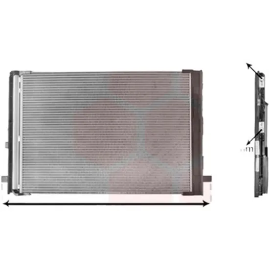 Radiator aer conditionat JAGUAR XJ X351 2009-> pentru 5.0 SCV8, perioada 2009 2010 2011 2012 2013 2014 2015 2016 2017 2018