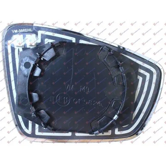 Sticla Oglinda VW UP 2011-> Geam oglinda exterioara cu incalzire stanga Perioada 2016 2017 2018 2019 2020 2021 2022