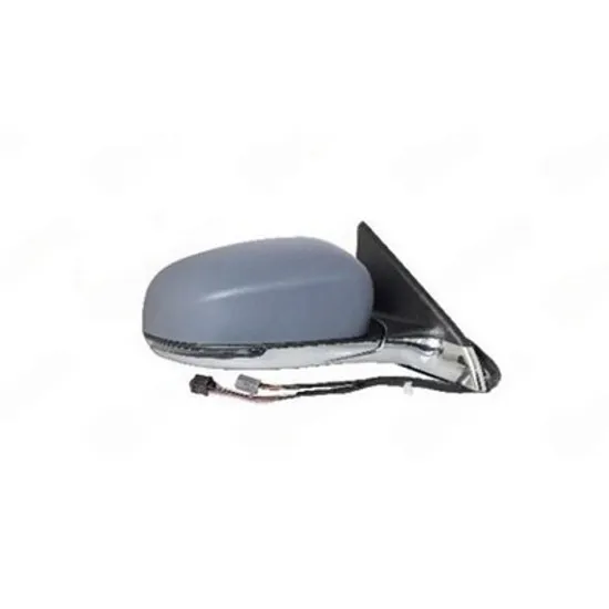 Oglinda JEEP COMPASS 2016-> Oglinda exterioara electrica cu incalzire cu rabatare electrica pentru vopsit (cu semnal si lampa podea) (suport cromat) DREAPTA Perioada 2016 2017 2018 2019 2020 2021