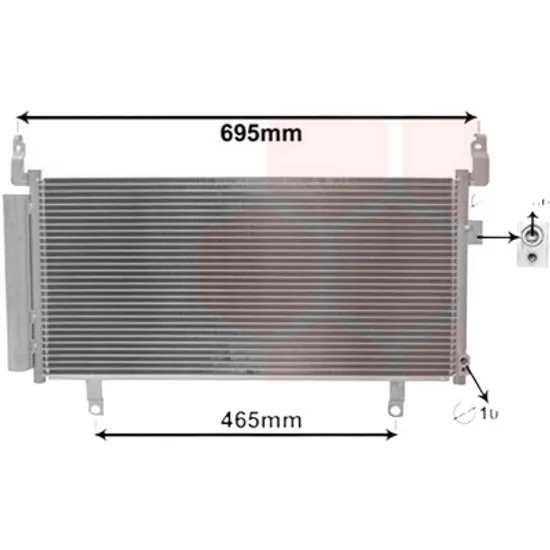 Radiator aer conditionat BMW X6 F16 2014->2019 xDrive 35 i 225KW 306CP , pentru motor N55 B30 A perioada 2014 2015,2016,2017,2018 2019