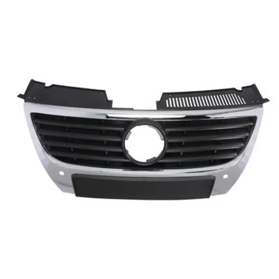 Grila Radiator VW PASSAT B6 2005->2010 Grila radiator completa (negru lateral) (cu senzori parcare) Perioada 2005 2006 2007 2008 2009 2010
