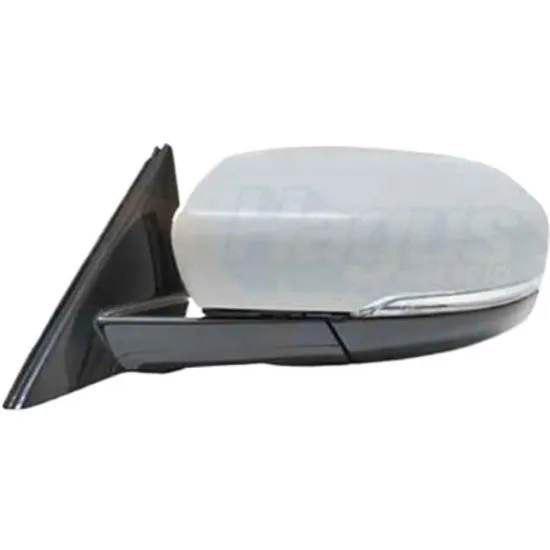 Oglinda exterioara stanga LAND ROVER RANGE ROVER EVOQUE 2011->2019 perioada 2011 2012 2013 2014 2015 2016 2017 2018 2019 pana la an de fabricatie 2015, cu lampa podea, cu senzor banda, pentru vehicule cu sistem de asistenta rulare, cu lumini de pozitie, cu semnal, numar pini 12, cu incalzire cu senzor de temperatura, rabatare electrica, prevopsit grund,