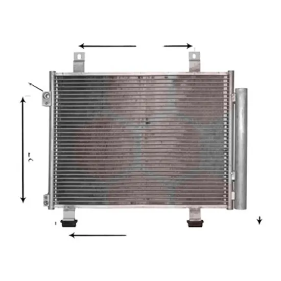 Radiator aer conditionat SEAT LEON 2012-> 1.6 TDI 85KW 115CP , pentru motor DDYA, DGTE perioada 2016 2017,2018,2019,2020 2021