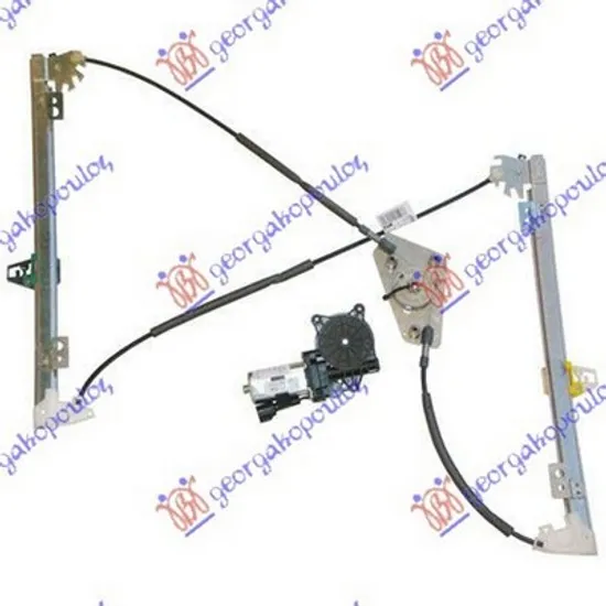 Macara Usa FORD FIESTA 5 JH 2001->2010 Macara usa electrica pentru 3 usi (EUROPE) dreapta Perioada 2001 2002 2003 2004 2005 2006 2007 2008 2009 2010