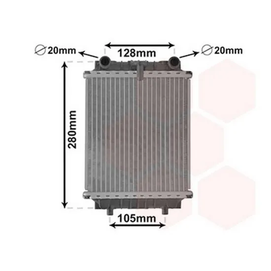 Radiator Motor VW JETTA 6 2010-> Radiator apa suplimentar 2.0 TSi benzina (215x190x26) Perioada 2010 2011 2012 2013 2014 2015 2016 2017 2018 2019 2020