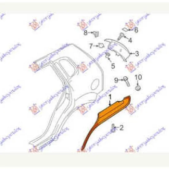 Bandou Usa KIA SPORTAGE 2004-2010 Bandou usa fata dreapta Perioada 2004 2005 2006 2007 2008 2009 2010