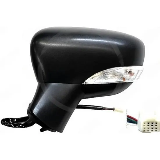 Oglinda NISSAN MICRA 5 2016-> Oglinda exterioara electrica cu incalzire negru (cu semnal) (7 PIN) STANGA Perioada 2016 2017 2018 2019 2020 2021
