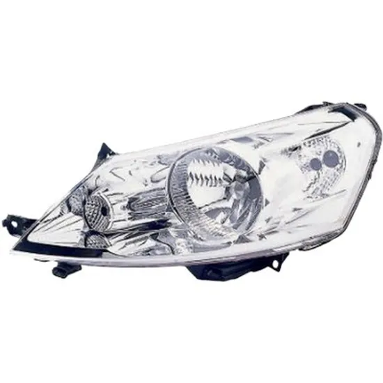 Far stanga FIAT SCUDO 270 2007-> perioada 2010 2011 2012 2013 2014 2015 2016 cu motor reglaj, semnal galben, cu reglaj electric, cu bec H4