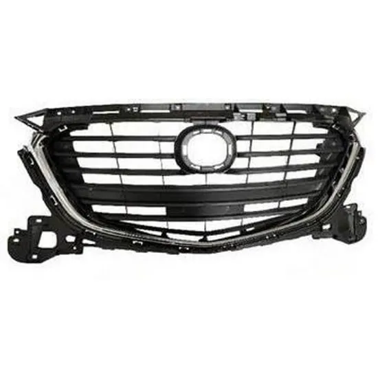 Grila radiator MAZDA 3 BM 2013-> Grila cu ornament cromat (complet) Perioada 2016 2017 2018 2019