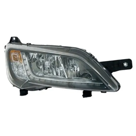Faruri PEUGEOT BOXER 2006-> Far reglaj electric fumuriu cu Daylight LED (E) (MARELLI) DREAPTA Perioada 2014 2015 2016 2017 2018 2019 2020