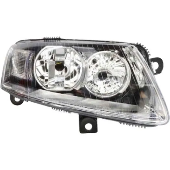 Far dreapta AUDI A6 C6 2004->2011 perioada 2008 2009 2010 2011 cu motor reglaj, semnal galben, cu reglaj electric, cu lumina de zi, cu bec H15, cu bec H7