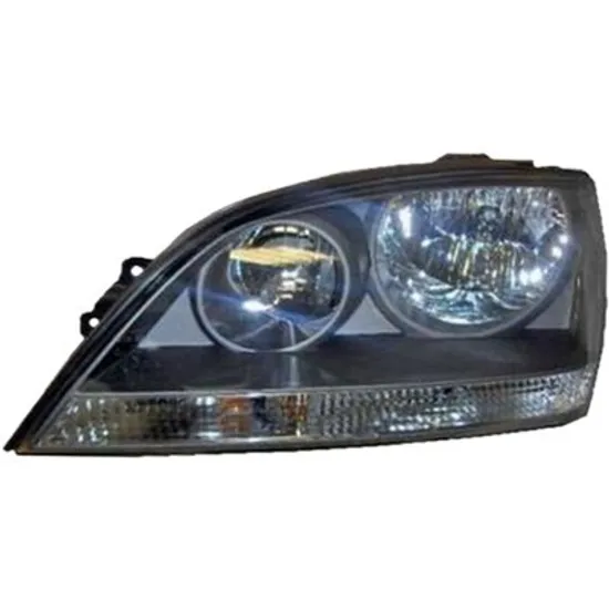 Far stanga KIA SORENTO 1 2002->2009 perioada 2002 2003 2004 2005 2006 2007 2008 2009 pana la an de fabricatie 04/2006, cu motor reglaj, fumuriu, semnal transparent, cu reglaj electric, cu bec H7/H1
